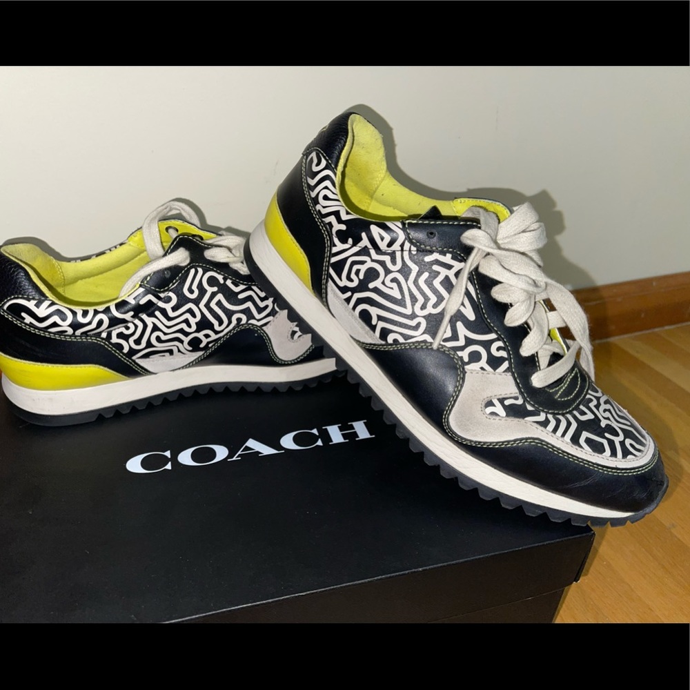 Coach Sneakers - Keith Haring Designed - Size 10D - Like New